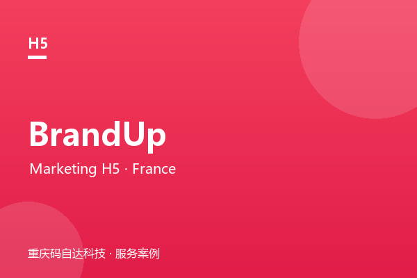 BrandUp 营销活动 H5 开发（法国）